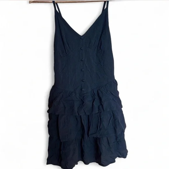 Wild Fable Black Tiered Mini Dress - Picture 2 of 4